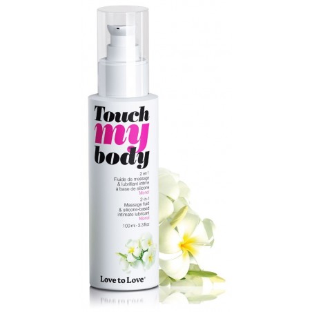 Massage + Lubrifiant Touch My Body Monoï - 100 ml