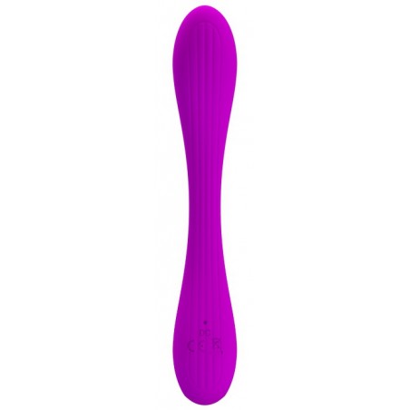 Vibromasseur Polyvalent - Yeda Violet - Rechargeable - Waterproof - 17 cm / Ø 2,7 cm - Pretty Love