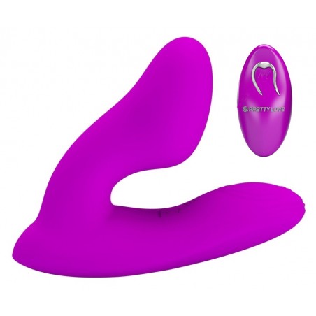 Rabbit Compact - Melvin Violet - Télécommandé - Rechargeable - 6 cm / Ø 2,5 cm - Pretty Love