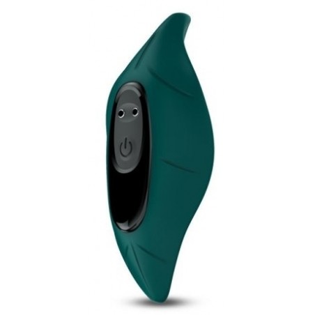 Stimulateur Clitoridien De Culotte Leavy - Forme De Feuille Verte - Télécommandé - Rechargeable - 7 cm / 5,5 cm - MyPlayToys