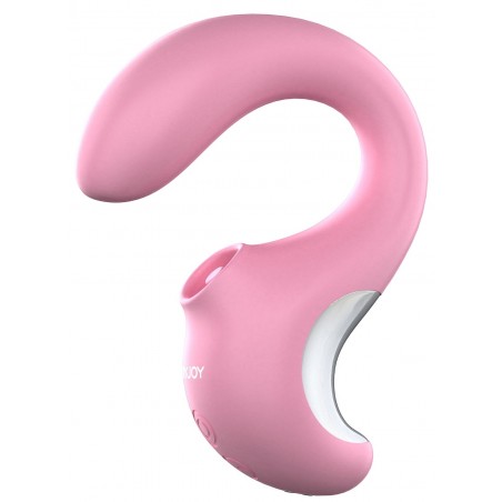 Rabbit - Twist Rose - Pulsations Et Vibrations - Rechargeable - 8 cm / Ø 3 cm - Urban Toyjoy