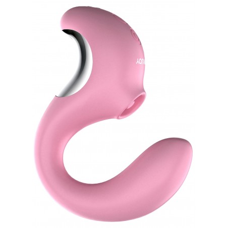 Rabbit - Twist Rose - Pulsations Et Vibrations - Rechargeable - 8 cm / Ø 3 cm - Urban Toyjoy