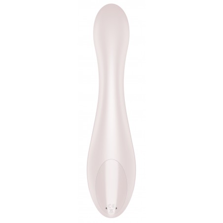 Vibromasseur Point G - G-Force Beige - 50 Vibrations - Waterproof - Rechargeable - 19 cm / Ø 3,5 cm - Satisfyer