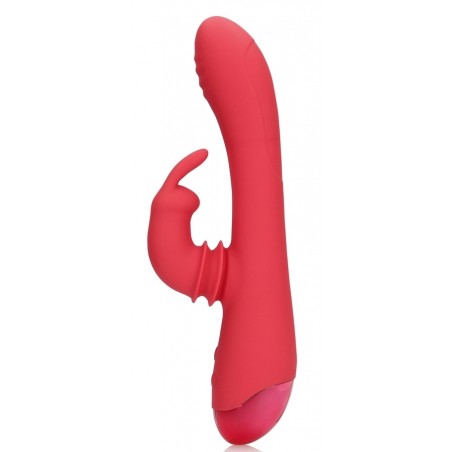 Rabbit Swinging Rouge - Balancier Aux Oreilles De Lapin - Rechargeable - 12 cm / Ø 3,5 cm - Loveline