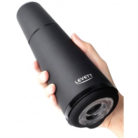 Masturbateur Automatique - Vibrations Et Vitesses - Zyra Noir - Rechargeable - 23 cm / Ø 8 cm - Suckmetoys