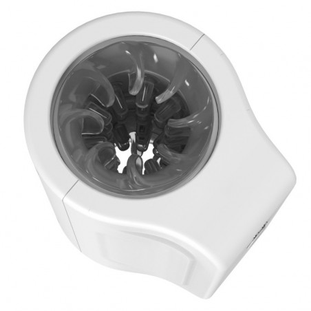 Masturbateur Automatique - Roating Blow Blanc - Rotation - Rechargeable - 12 cm / Ø 4 cm - Suckmetoys