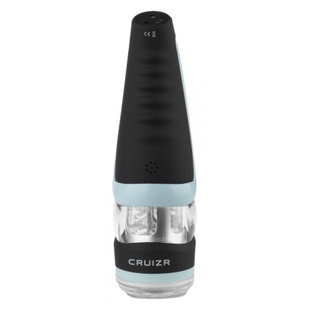 Masturbateur CP02 Noir - Vibration/Rotation - A Ventouse - Ecouteurs Avec Gémissements - Rechargeable - 13 cm / Ø 4 cm - Cruizr