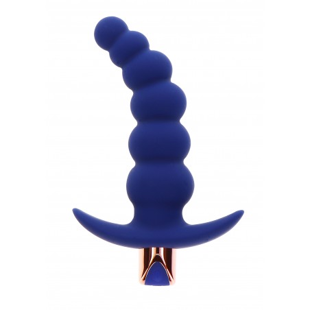 Plug Anal Vibrant The Spunky A 6 Boules - Télécommandé - Waterproof - Rechargeable - 10 cm / Ø De 1,8 A 3,3 cm - Buttocks