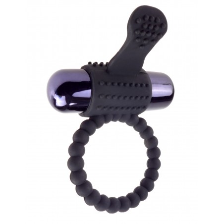 Cockring Annelé C-Ringz Vibrant - Stimulateur Clitoridien A Picots - Ø 3 cm Extensible - Pipedream