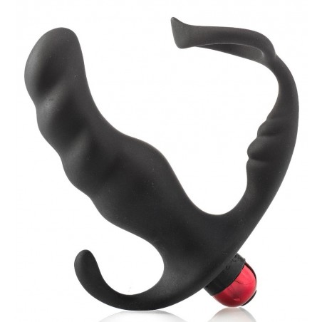 Stimulateur de Prostate Et De Périnée Bim Bam Line 10 cm / Ø 3,8 cm - Cockring Ø 3,3 m - Télécommandé - Etanche - USB - Zenn