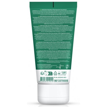 Lubrifiant A Base D'Eau Aloé Véra - Bio Et Vegan - Hydratant - Apaisant - 100 Ml - Easyglide