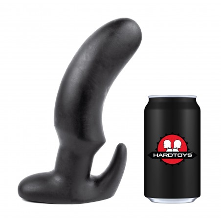 Stimulateur de Prostate Et De Périnée - Plug Anal Snail The P Point 2 - Vinyle Noir - 17 cm / Ø De 3 A 5,4 cm - Hardtoys