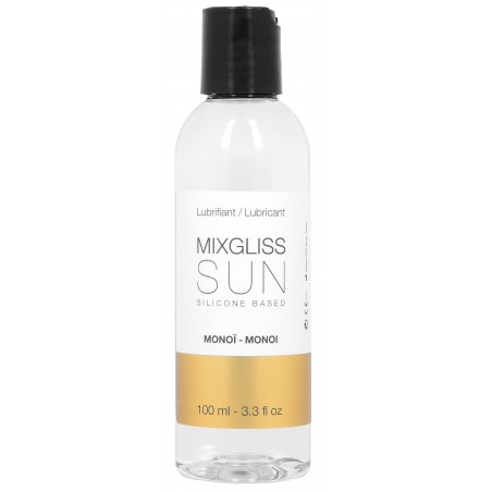 Lubrifiant A Base De Silicone Et Massage Sun Parfum Monoï - Longue Durée - 100 Ml - MixGliss