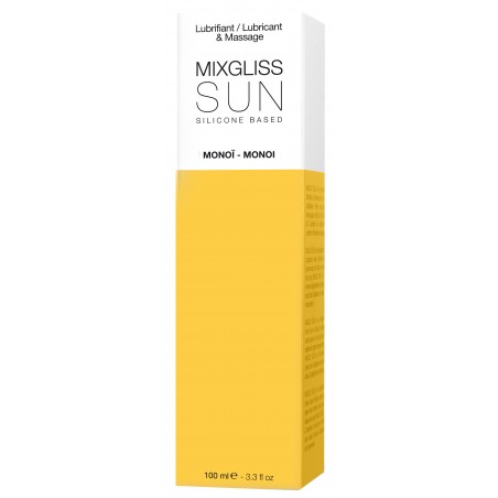 Lubrifiant A Base De Silicone Et Massage Sun Parfum Monoï - Longue Durée - 50 Ml - MixGliss