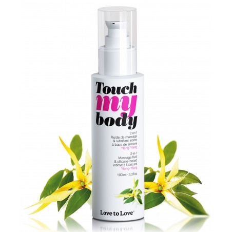 Lubrifiant A Base De Silicone Et Massage Touche My Body Parfum Ylang-Ylang - Longue Durée - 10 0 Ml - Love To Love