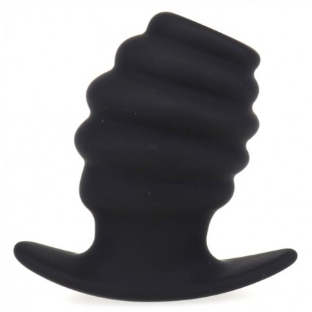 Plug Tunnel Creux Hollowing Out Taille M - Diamètre Interne 2,5 cm - Incurvé Et Relief Vagues - 7 cm / Ø 5 cm - Fukr