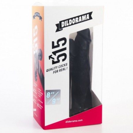 Double Gode A Ventouse - Vaginal Et Anal - Couleur Noire - 18 Cm Et 14 Cm / Ø 4 Cm Et 3,5 Cm - Dildorama