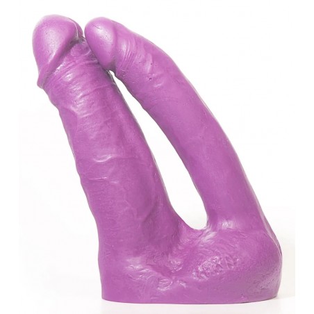 Double Gode A Ventouse P11 Jackson Violet - Vaginal Et Anal - 13 Cm Et 13,5 Cm / Ø 4,5 Cm Et 3,2 Cm - Pink Room