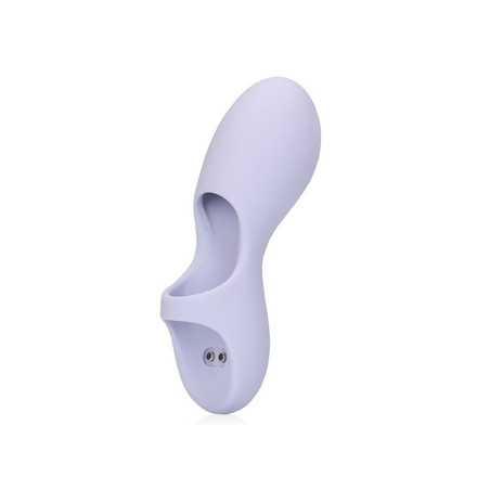 Doigt Vibrant Lipper Mauve - Vibromasseur Lisse - Rechargeable - 11 cm / Ø 3,4 cm - Loveline