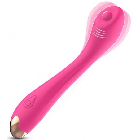 Vibromasseur Spécial Point G Pinklie Fuchsia - Rechargeable - 10 cm / Ø 3 cm - MyPlayToy