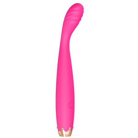 Vibromasseur Spécial Point G Crownie Fuchsia - Rechargeable - 14 cm / Ø 2 cm - MyPlayToy