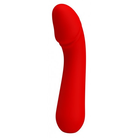 Vibromasseur Spécial Point G - Cetus Rouge - Waterproof - Rechargeable - 15 cm / Ø 3,5 cm - Pretty Love