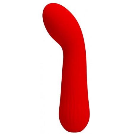 Vibromasseur Spécial Point G - Faun Rouge - Waterproof - Rechargeable - 14 cm / Ø 3,4 cm - Pretty Love