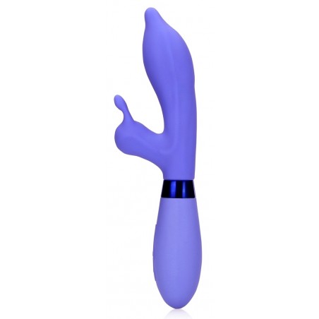 Rabbit En Pointe Purpail Violet - Oreilles De Lapin - Rechargeable - 9 cm / Ø 3,3 cm - Loveline
