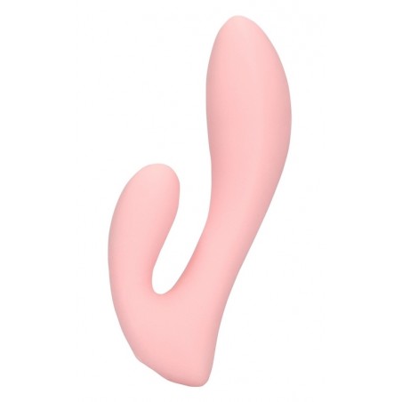 Rabbit Pink Softie Rose - Ergot Clitoridien - Rechargeable - 11,5 cm / Ø 3,4 cm - Loveline