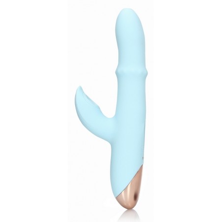 Rabbit Va-Et-Vient - Pulse Up Bleu - Stimulateur A Air Pulsé - Rechargeable - 12 cm / Ø 3,5 cm - Loveline