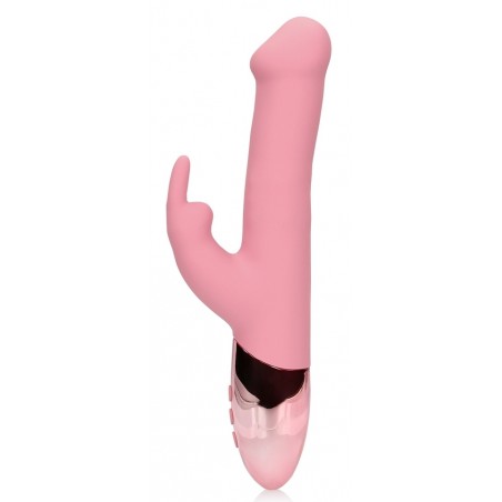 Rabbit Beadit Rose - Fonction Bille Rotative - Rechargeable - 12 cm / Ø 3,6 cm - Loveline