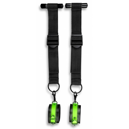Kit De Menottes De Suspension Pour Porte - Phosphorescent - Sangles : 58 cm - Ouch