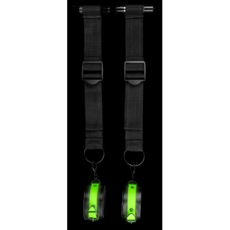 Kit De Menottes De Suspension Pour Porte - Phosphorescent - Sangles : 58 cm - Ouch