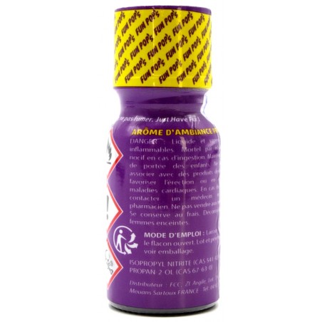 Poppers Fun Pop's Propyle - Stimulant Sexuel Unisexe Et Euphorisant - 15 ml