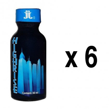 Poppers - HighRise Pentyle - Pack De 6 X 30 Ml - Stimulant Sexuel Pour Femmes Et Hommes