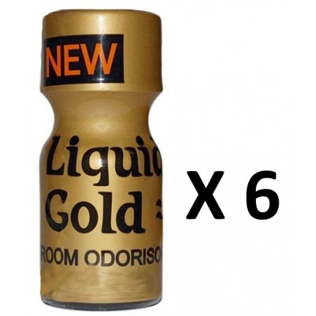 Poppers - Liquid Gold UK Propyle - Pack De 6 X 10 Ml - Stimulant Sexuel Unisexe Et Euphorisant