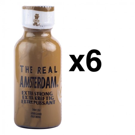 Poppers - Real Amsterdam Hexyle - Pack De 6 X 30 Ml - Stimulant Sexuel Unisexe