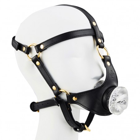 Bâillon Tranlips - Masturbateur Bouche Amovible Ø 3 cm - Sangles Réglables - BDS Master