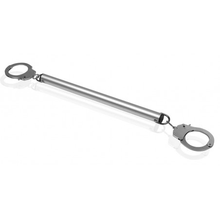 Barre En Acier Spreader Cuffs Avec Clés - Pour Poignets Ou Chevilles De 45 cm - 2 Menottes Ajustables De 55 A 65 cm - Ouch