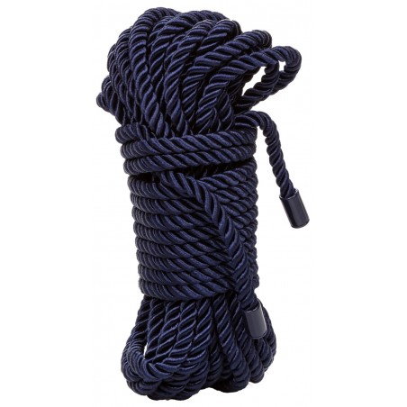 Corde Bondage Admiral En Nylon Bleu 10 Mètres - Shibari - Soumission Et BDSM - Ø 0,5 Cm - Calexotics