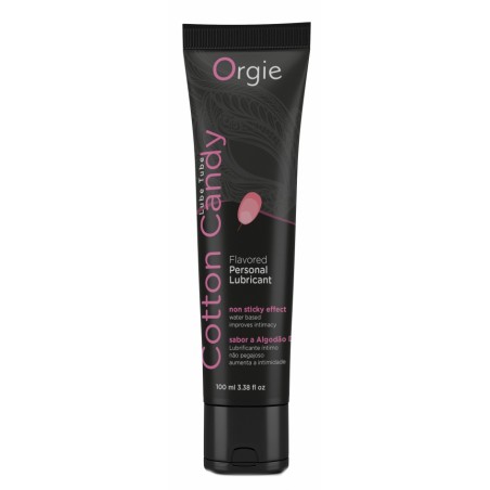 Lubrifiant A Base D'Eau Cotton Candy - Comestible - Saveur Barbe A Papa - 100 Ml - Orgie
