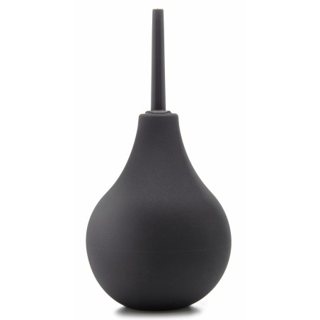 Poire De Lavement Anal Large Noir - Embout Droit - 200 Ml - 5,5 cm / Ø 0,8 cm - Ouch