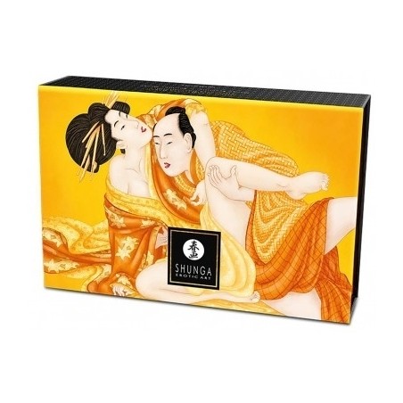Poudre De Corps Délectable Et Son Plumeau - Mangue Enivrante - 75 Gr - Shunga