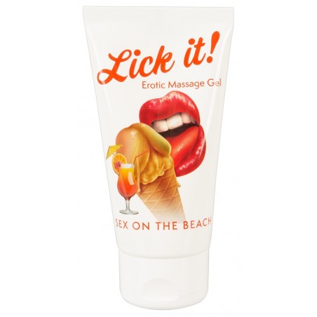 Lubrifiant A Base D'eau Comestible Et Huile De Massage Sex on the beach - 50 ML - Lick It