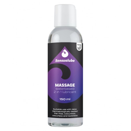 Lubrifiant A Base D'eau Comestible Et Huile De Massage Sans Parfum - 150 ML - Sensuabule