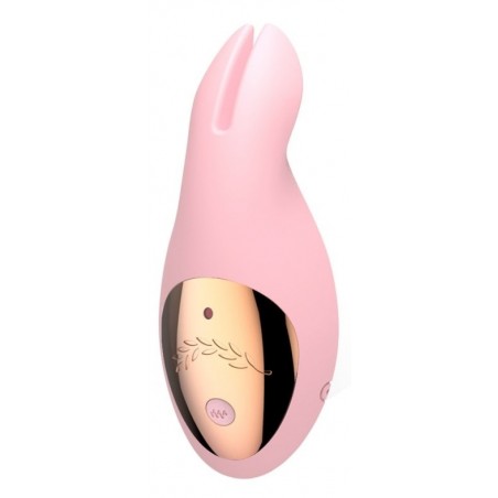 Stimulateur de clitoridien 2 Têtes Bunny Love Rose - Rechargeable - 13 cm - Mr Play Toys
