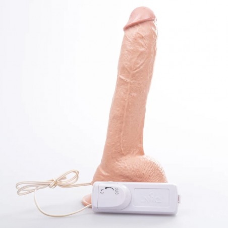 Gode Vibrant Amiral Chair - Gland Saillant - Télécommande Filaire - Ventouse/Harnais - 18 cm / Ø 5,2 cm - GA