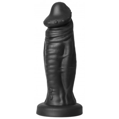 Gode Vibrant A Ventouse De Luxe - Devil Cock Noir - Rechargeable - 17 cm / Ø 6,5 cm - Hidden Desire