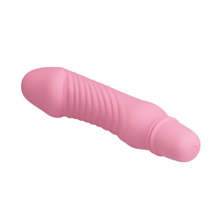 Vibromasseur Compact - Stev Rose - Semi Gland Spécial Point G - Waterproof - 11 cm / Ø 2,7 cm - Pretty Love