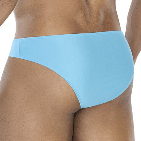 Slip Micro - Turquoise Satiné - Confortable Et Extensible - Tailles : S / M / L / XL - Cut4Men